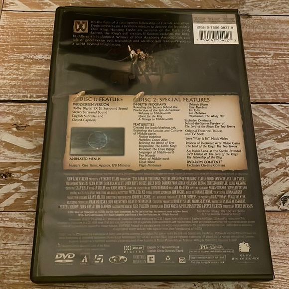 🗡️2 Lord of the Rings Movies DVDs🗡️ - Picture 3 of 10